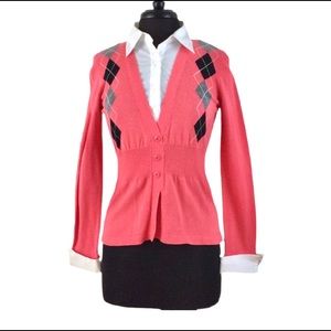 Notations Petite One Piece Argyle Top